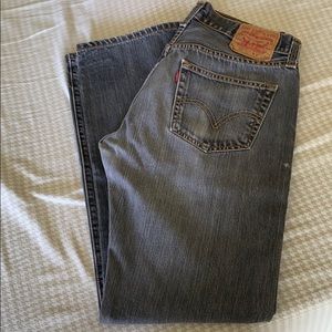 Grey faded 501 Levi’s 33x32 Jeans